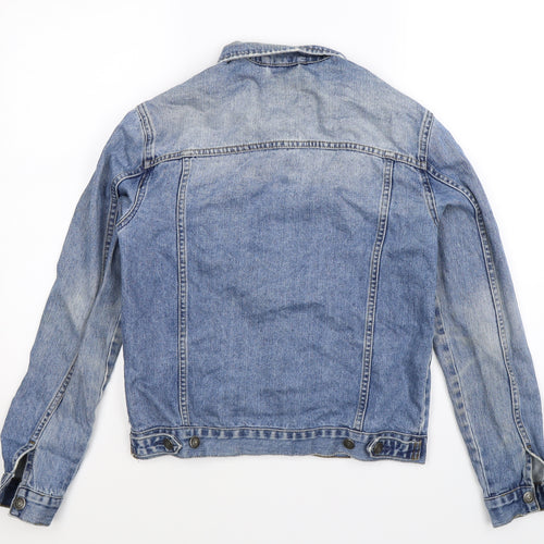 Topshop Womens Blue  Denim Jacket  Size 8