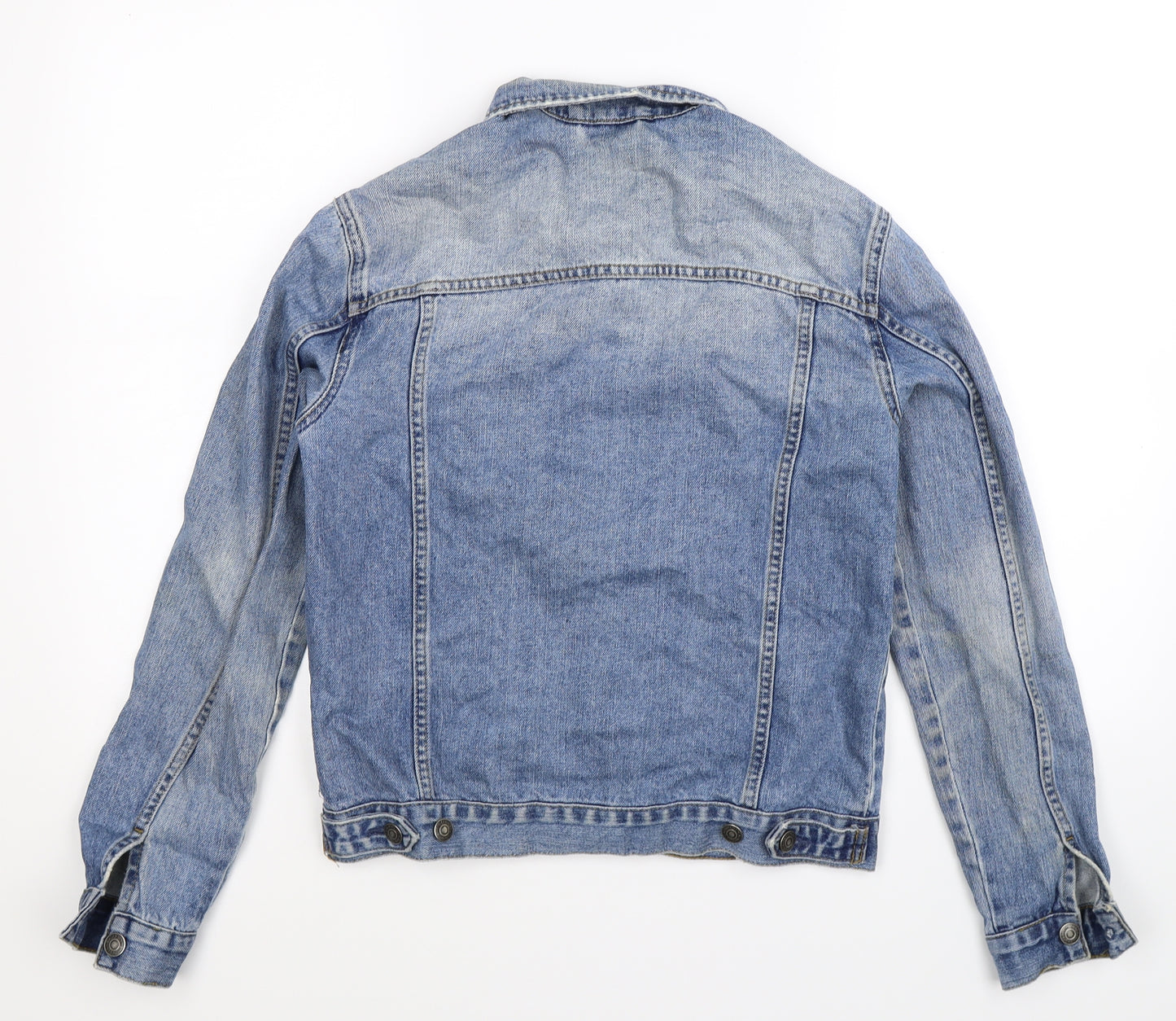 Topshop Womens Blue  Denim Jacket  Size 8
