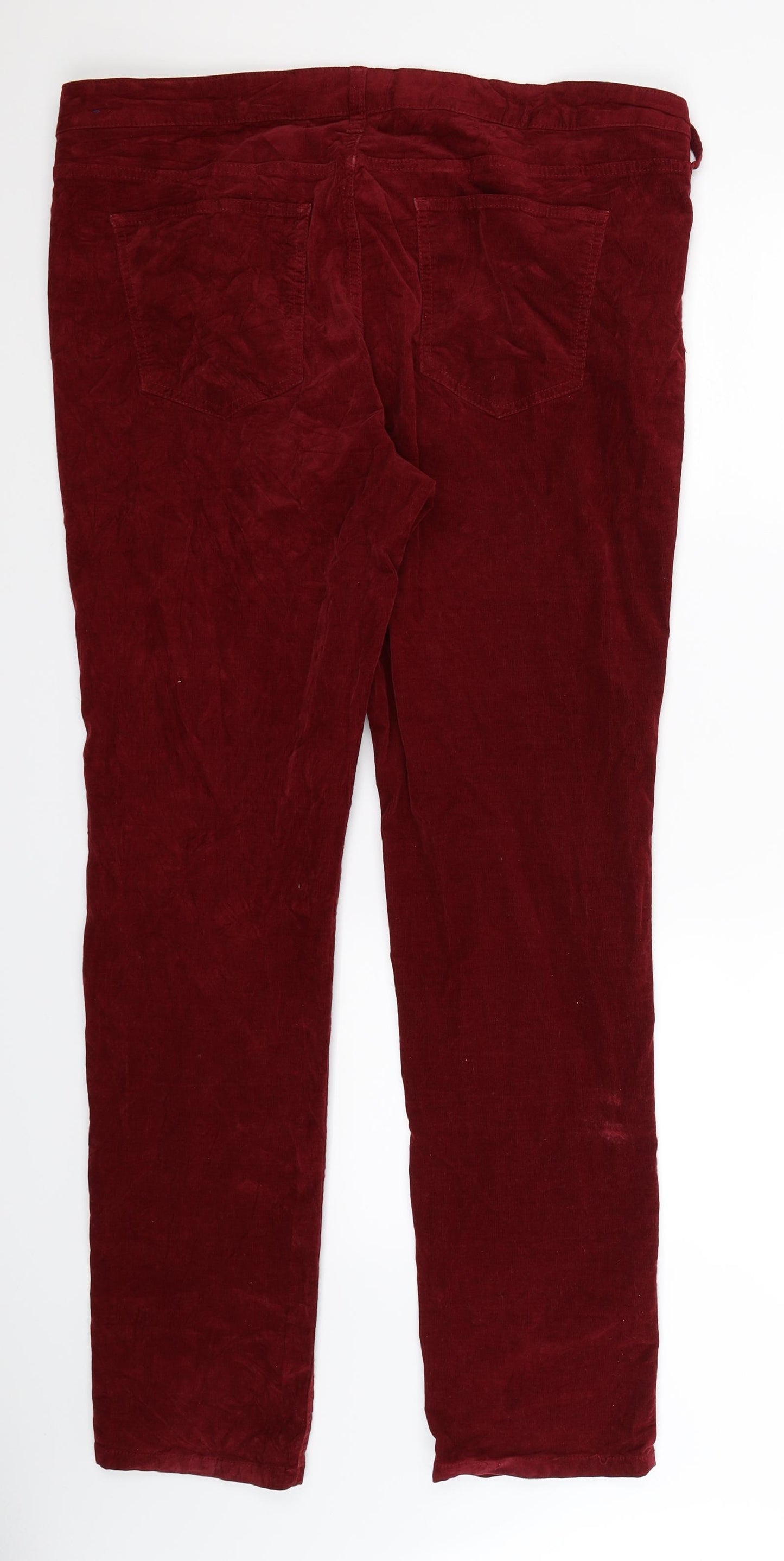 Mango Mens Brown  Corduroy Trousers  Size 38 L32 in