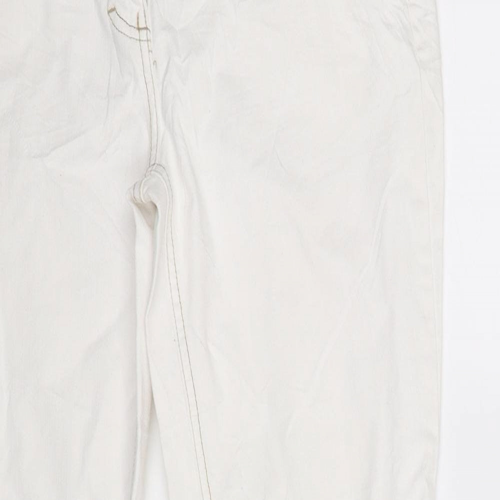 NEXT Womens White  Denim Bootcut Jeans Size 12 L29 in