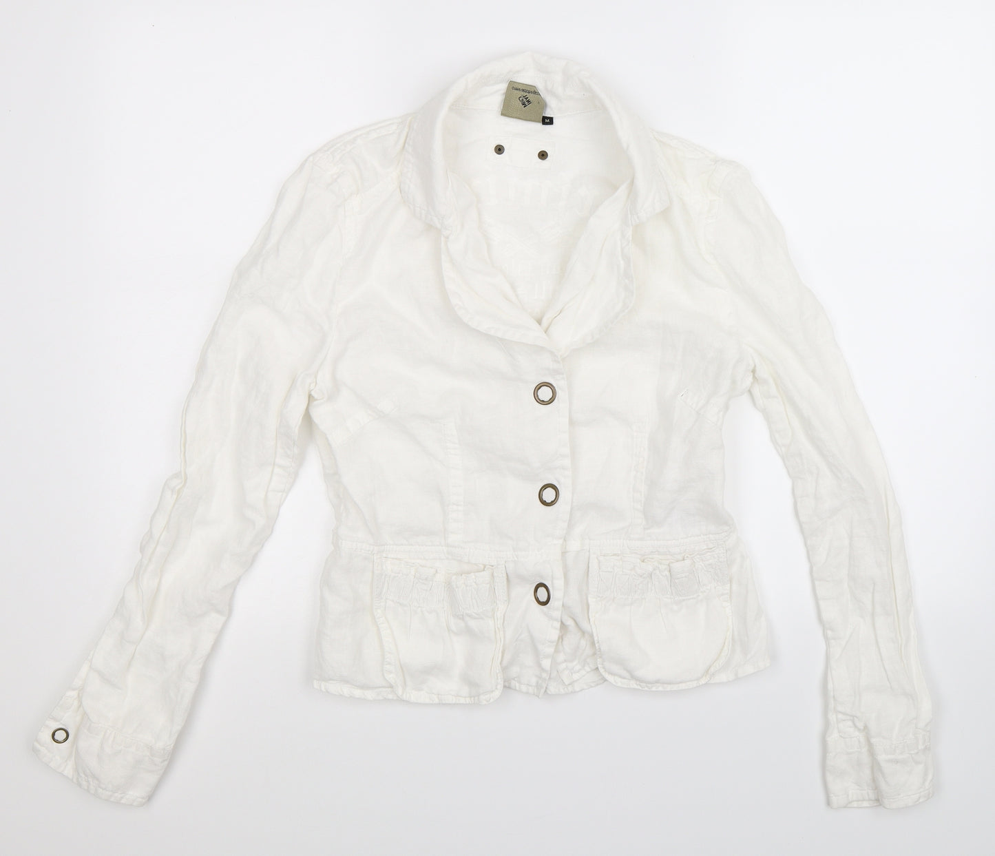 Criminal Womens White   Jacket Blazer Size M