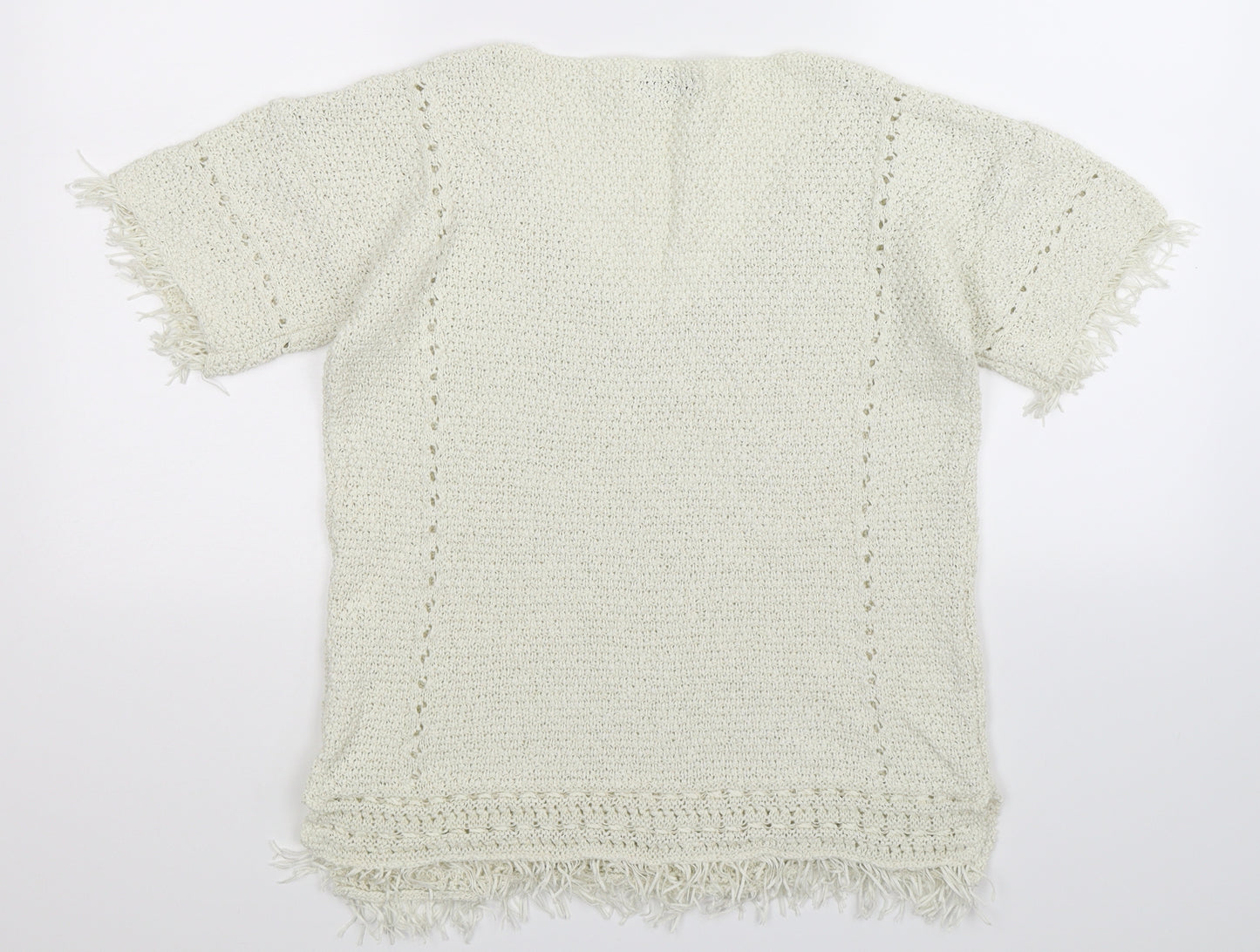 NEXT Womens Ivory  Knit Pullover Jumper Size 10