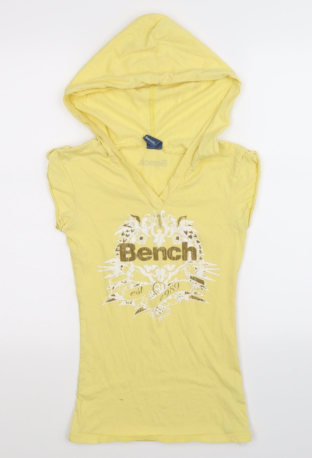 Bench Girls Yellow   Basic T-Shirt Size XS