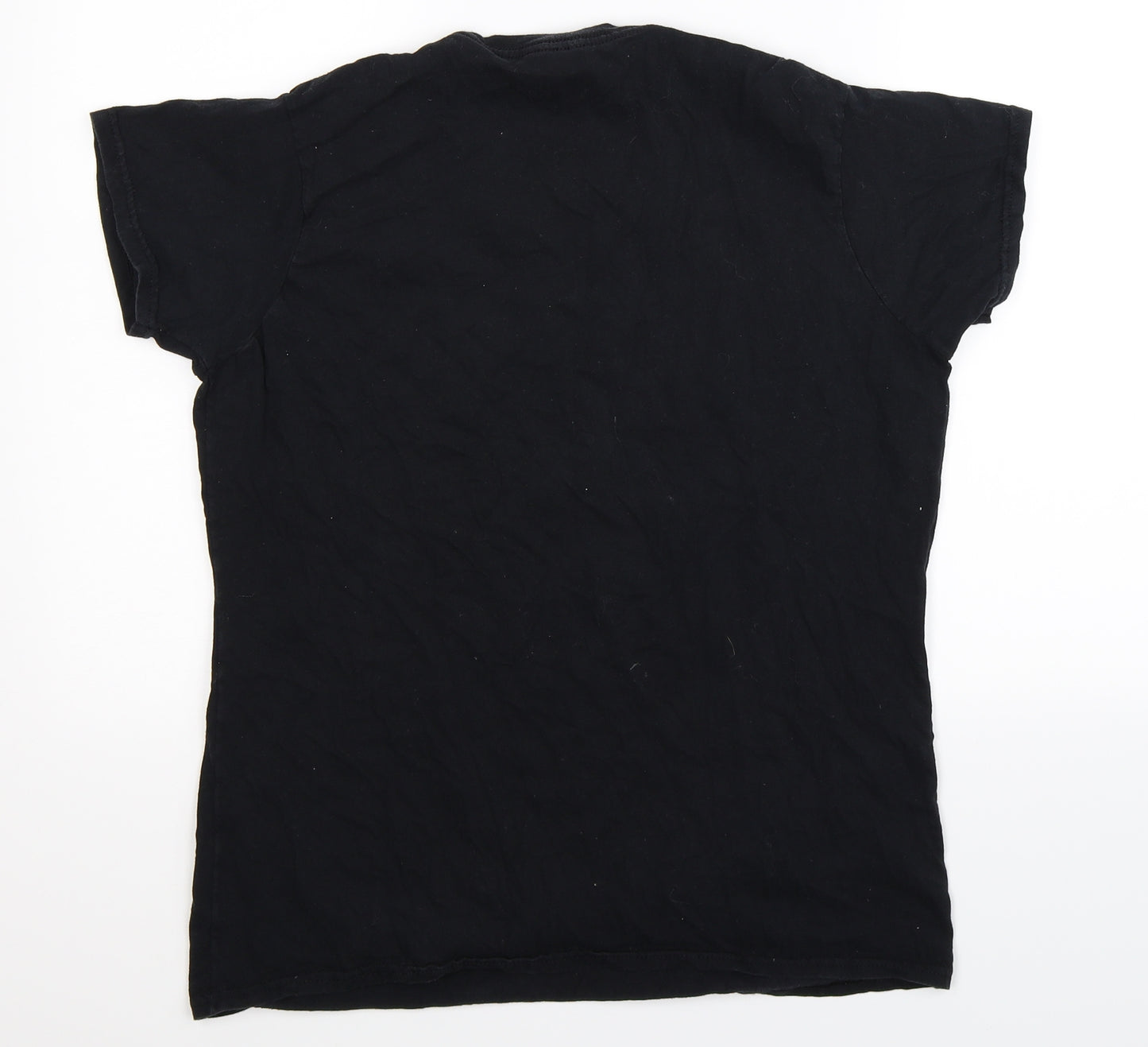 Primark Womens Black   Basic T-Shirt Size 16  - Lady Gaga