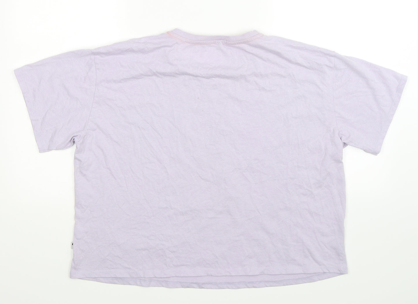 George Womens Purple   Basic T-Shirt Size L  - Mickey Mouse
