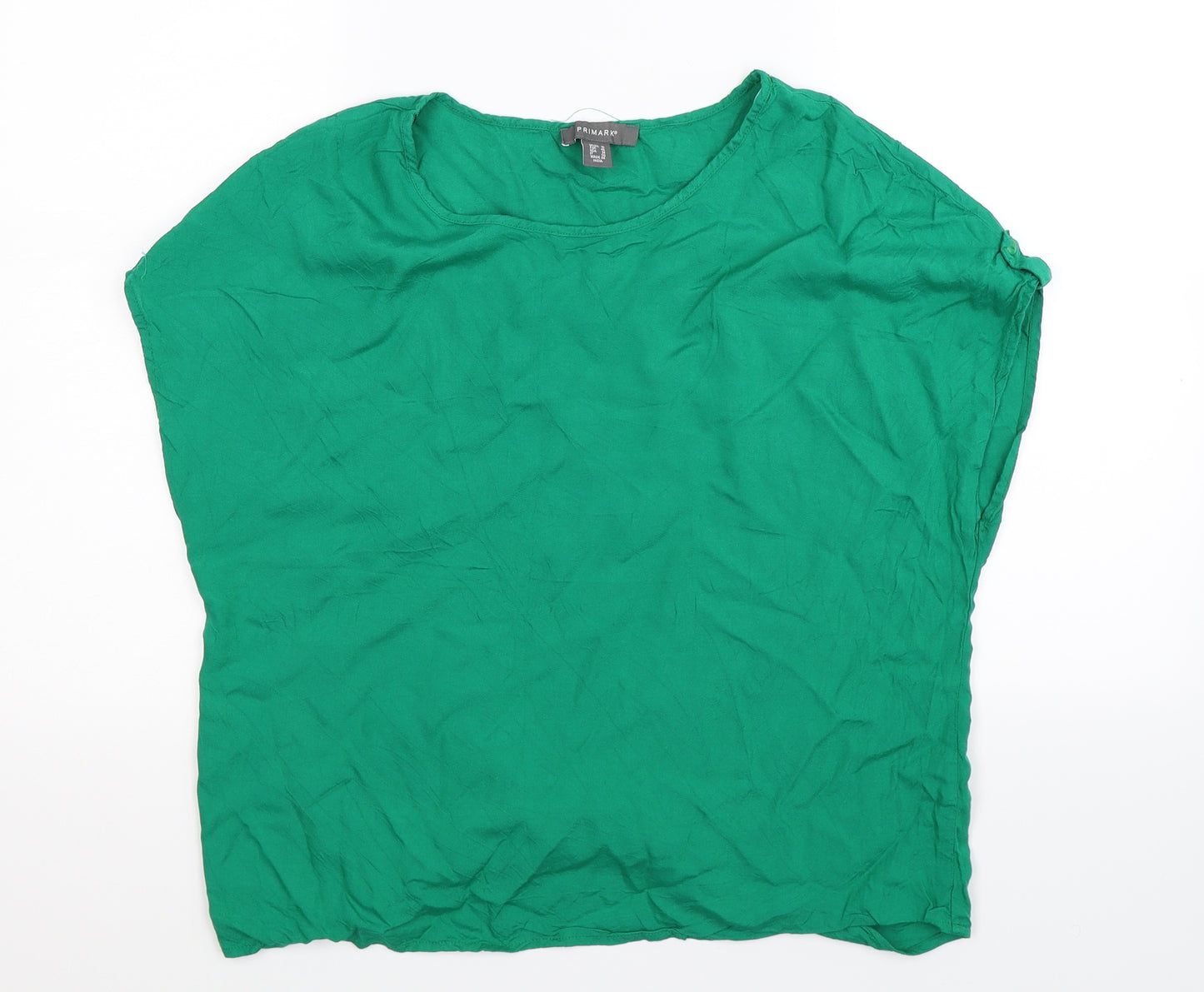 Primark Womens Green   Basic T-Shirt Size 18