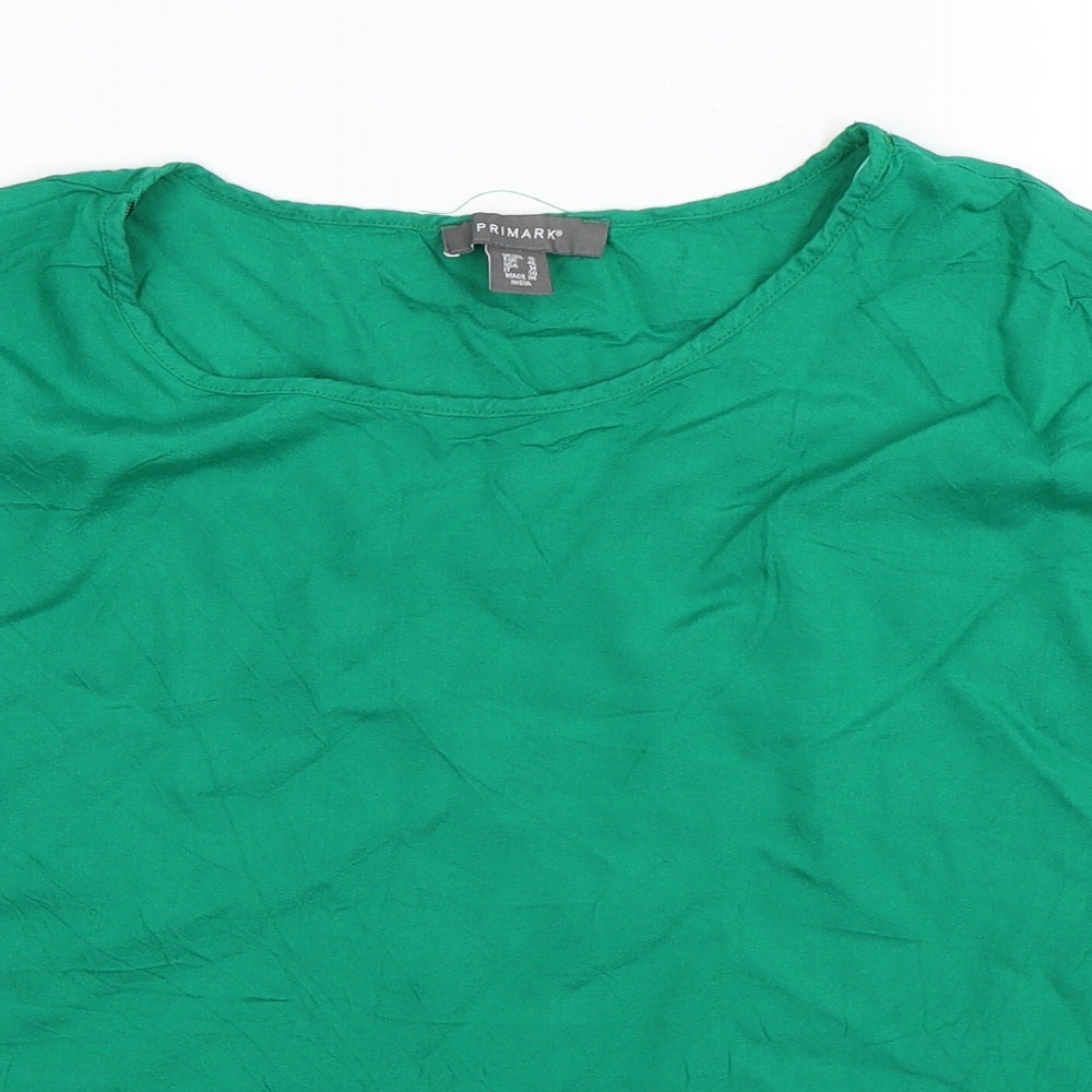 Primark Womens Green   Basic T-Shirt Size 18