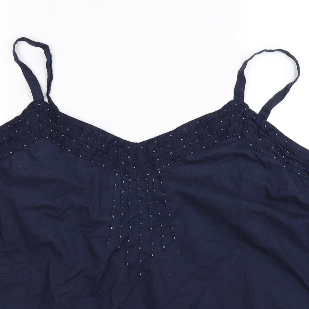 Marks and Spencer Womens Blue   Basic Tank Size 22