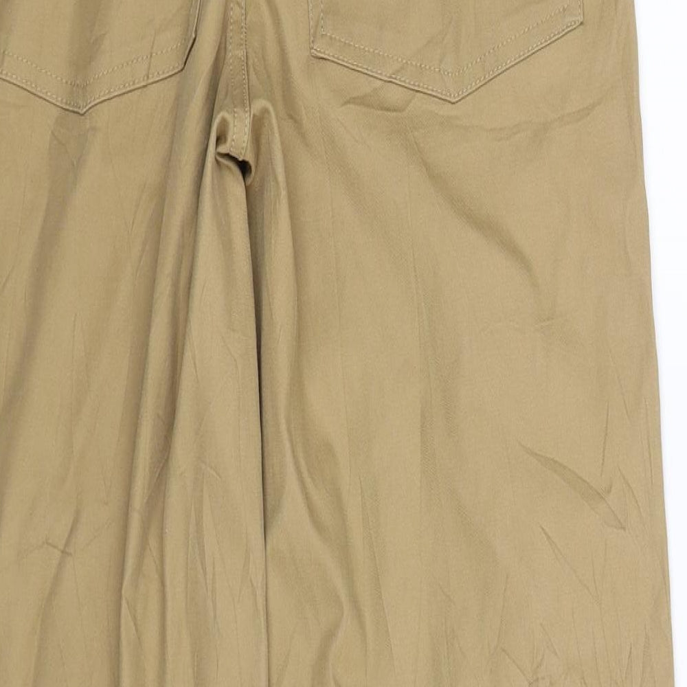 NEXT Womens Beige   Chino Trousers Size 6 L30 in