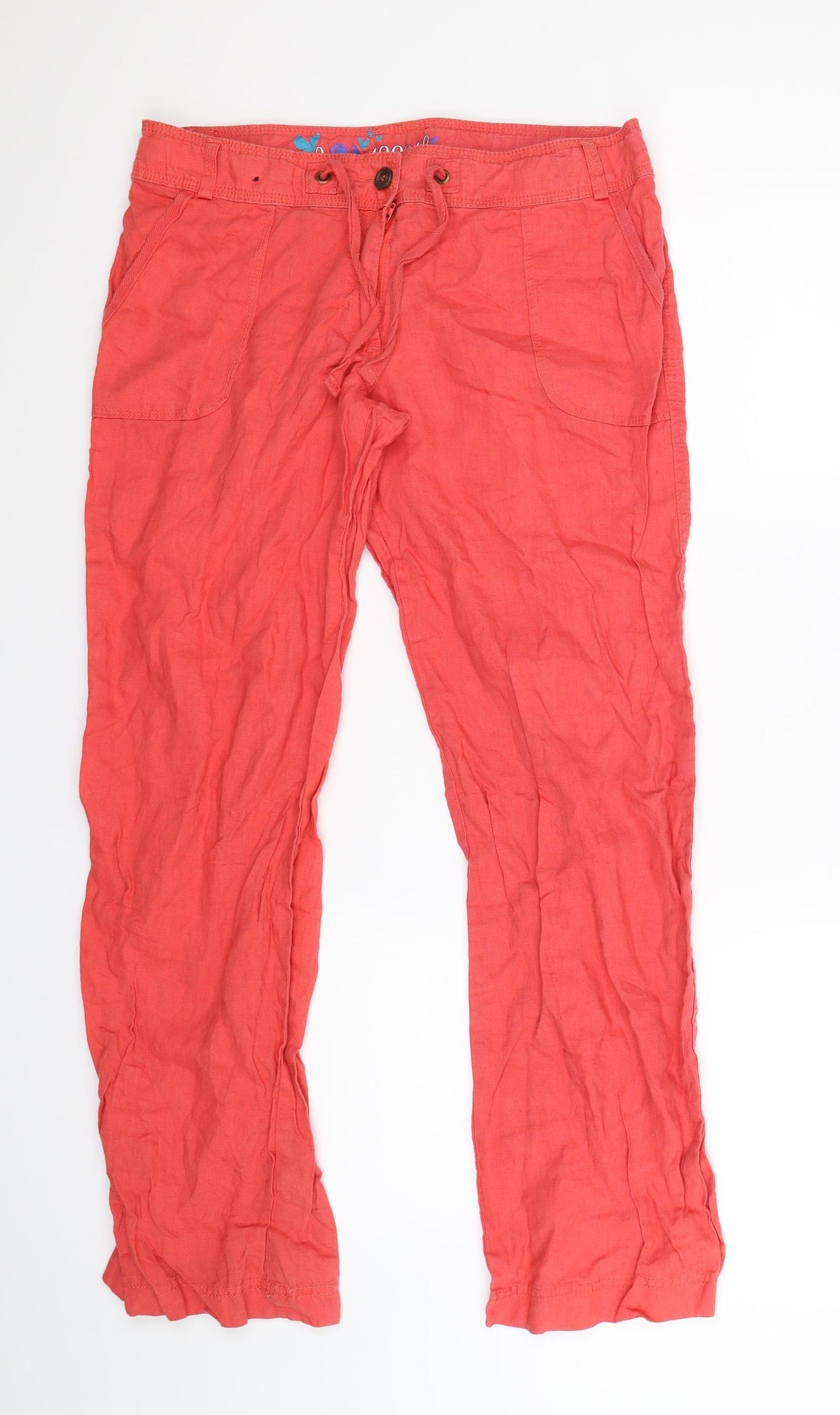 Atmosphere Womens Pink   Trousers  Size 12 L29 in