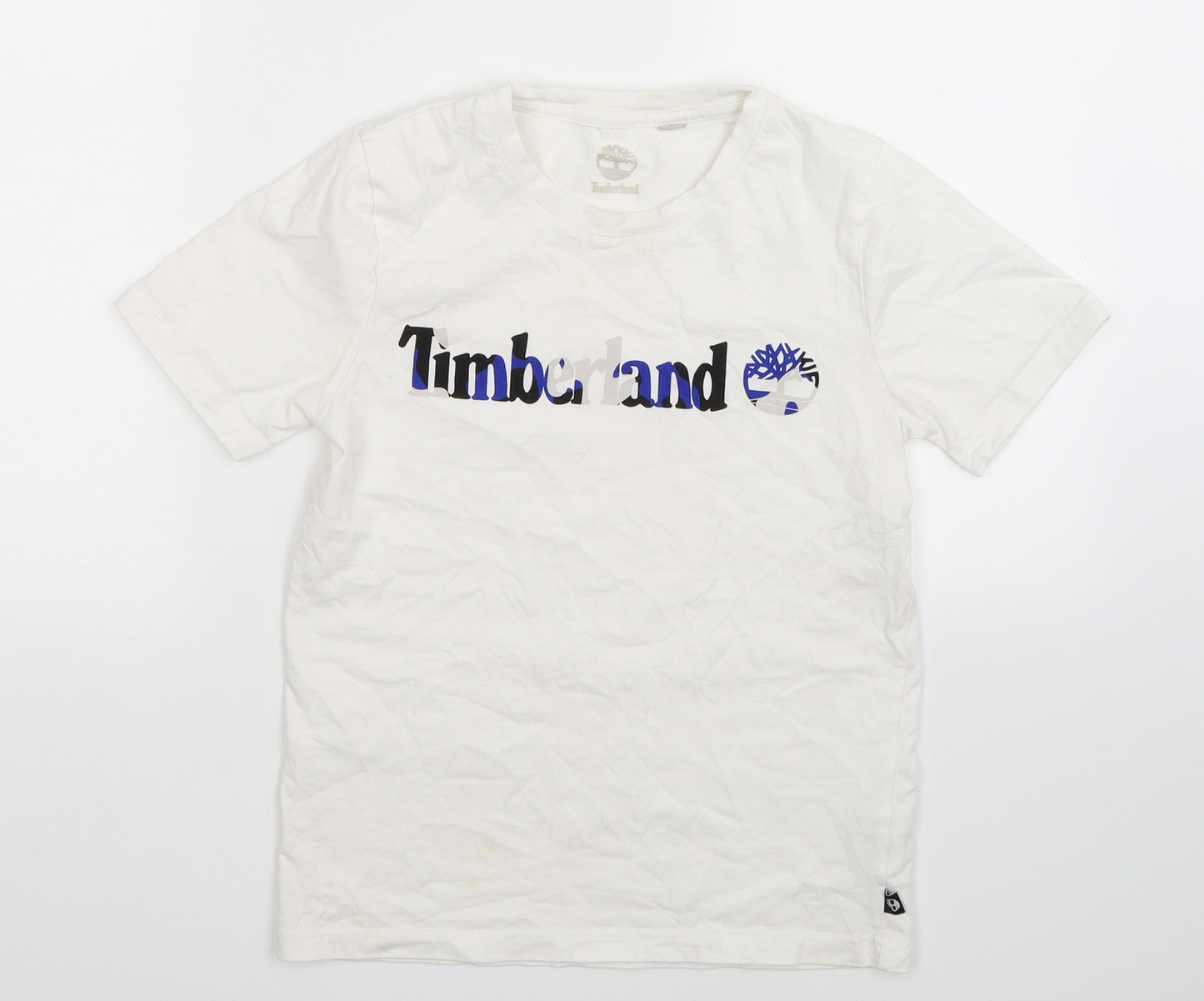 Timberland Boys White   Basic T-Shirt Size S