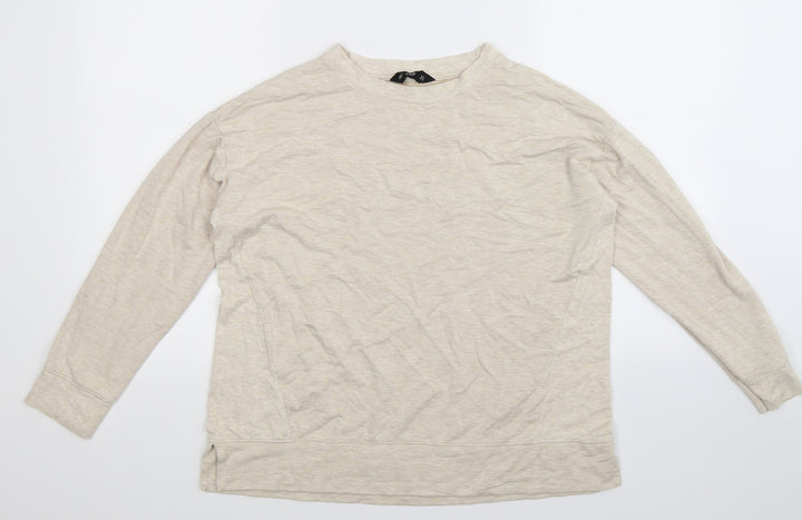 F&F Womens Ivory   Pullover Sweatshirt Size 14
