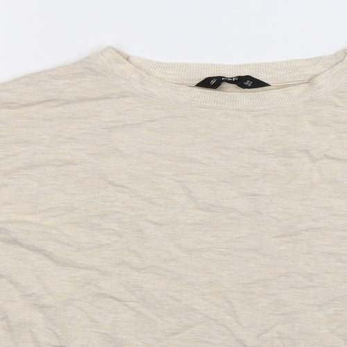 F&F Womens Ivory   Pullover Sweatshirt Size 14