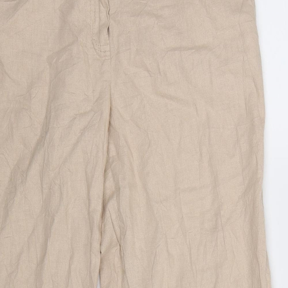 F&F Womens Beige   Trousers  Size 12 L28 in
