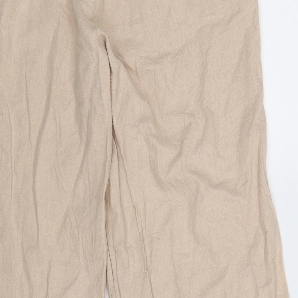 F&F Womens Beige   Trousers  Size 12 L28 in