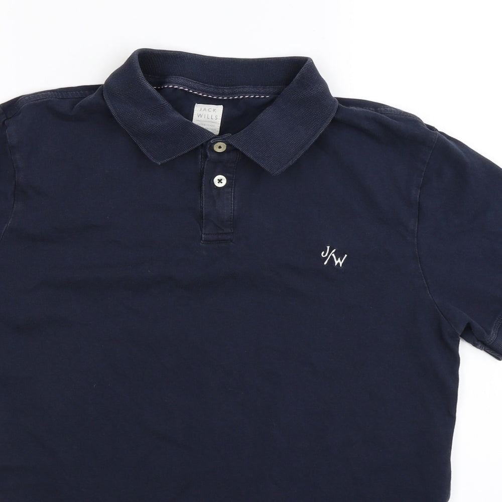 Jack Wills Mens Blue    Polo Size M