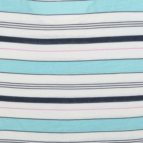 DASH Womens Multicoloured Striped Knit Pullover Jumper Size 18
