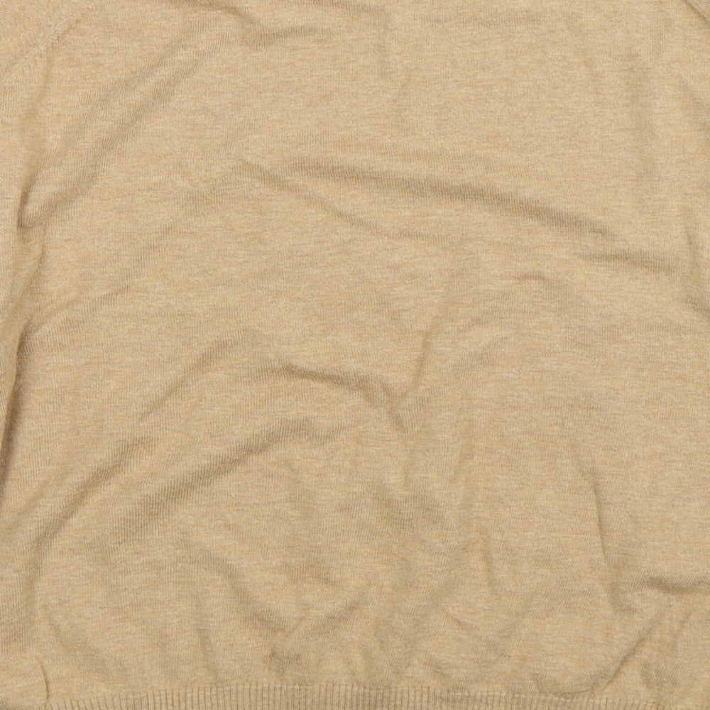 Marks and Spencer Womens Beige  Knit Pullover Jumper Size L