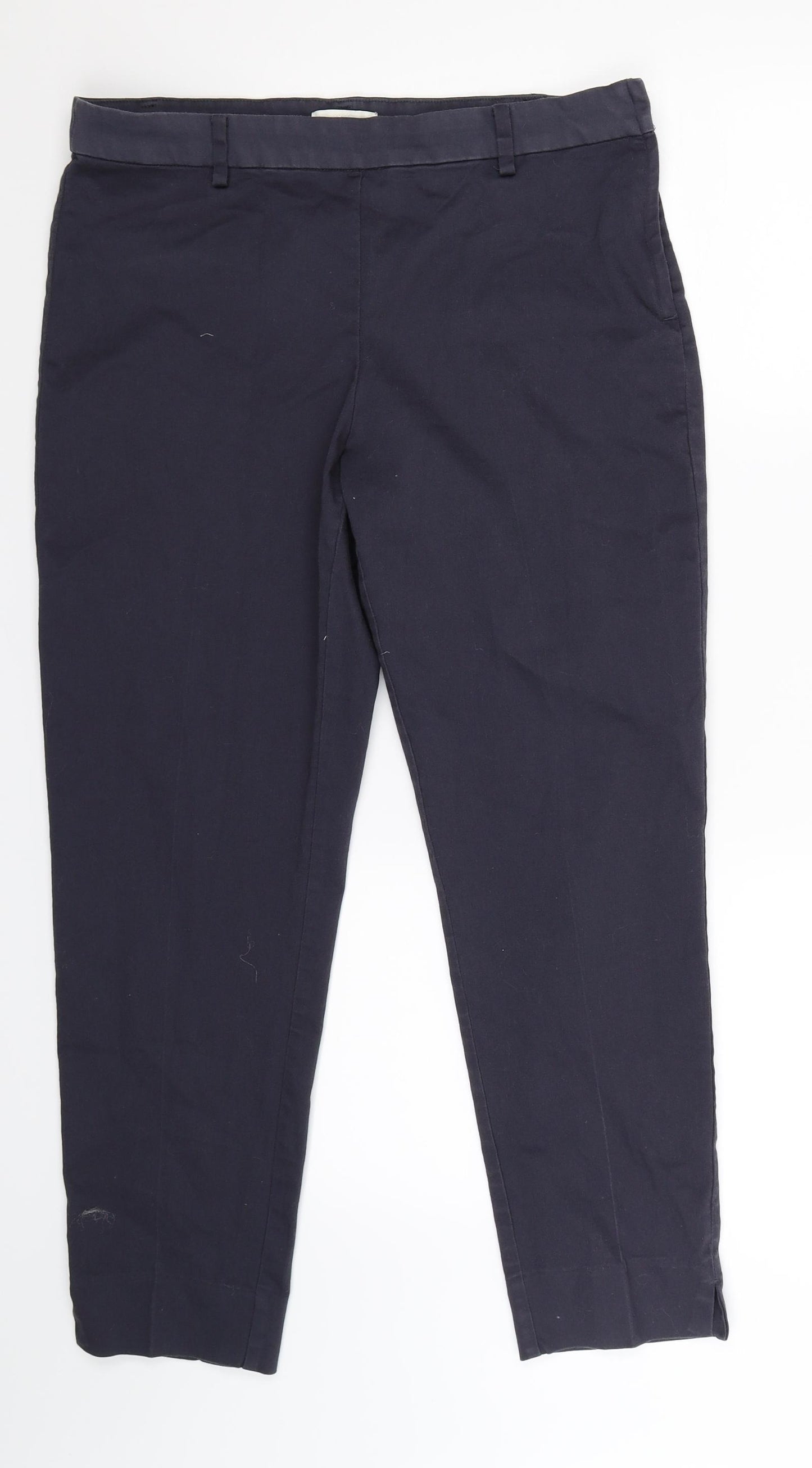 H&M Womens Blue   Trousers  Size 18 L26 in