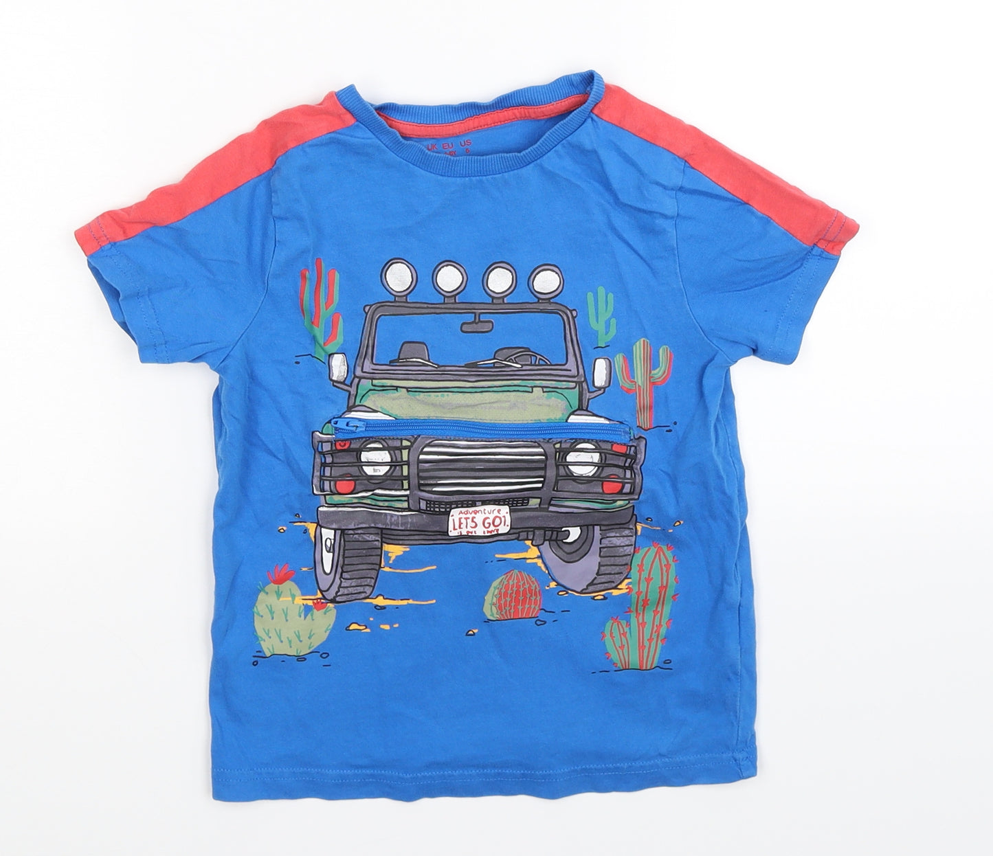 F&F Boys Blue   Basic T-Shirt Size 4-5 Years