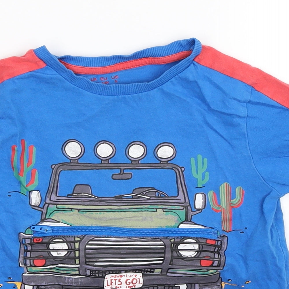 F&F Boys Blue   Basic T-Shirt Size 4-5 Years