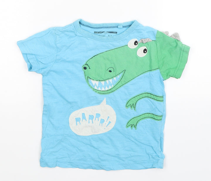 NEXT Boys Blue Basic T-Shirt Size S