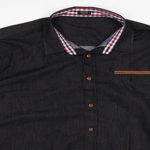 Coof Andy Mens Blue    Button-Up Size XL