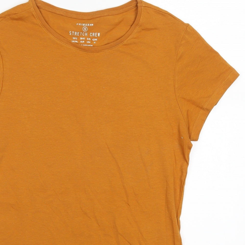 Primark Womens Orange   Basic T-Shirt Size S