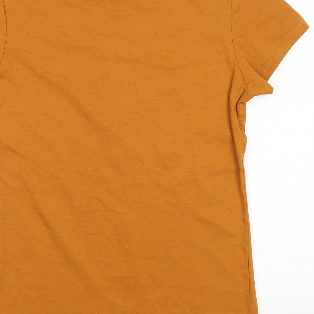 Primark Womens Orange   Basic T-Shirt Size S