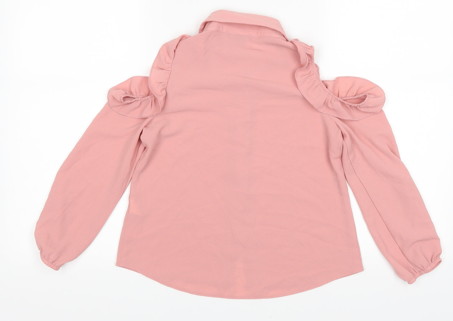 Primark Girls Pink   Basic Button-Up Size 8-9 Years