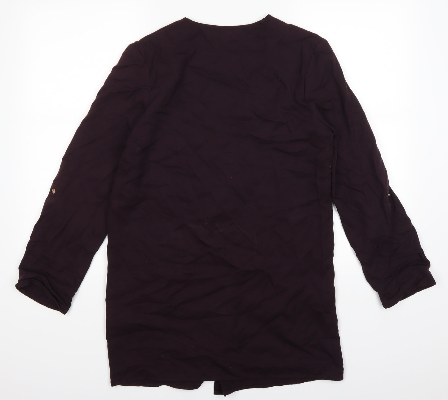 H&M Womens Purple   Jacket Coat Size 34