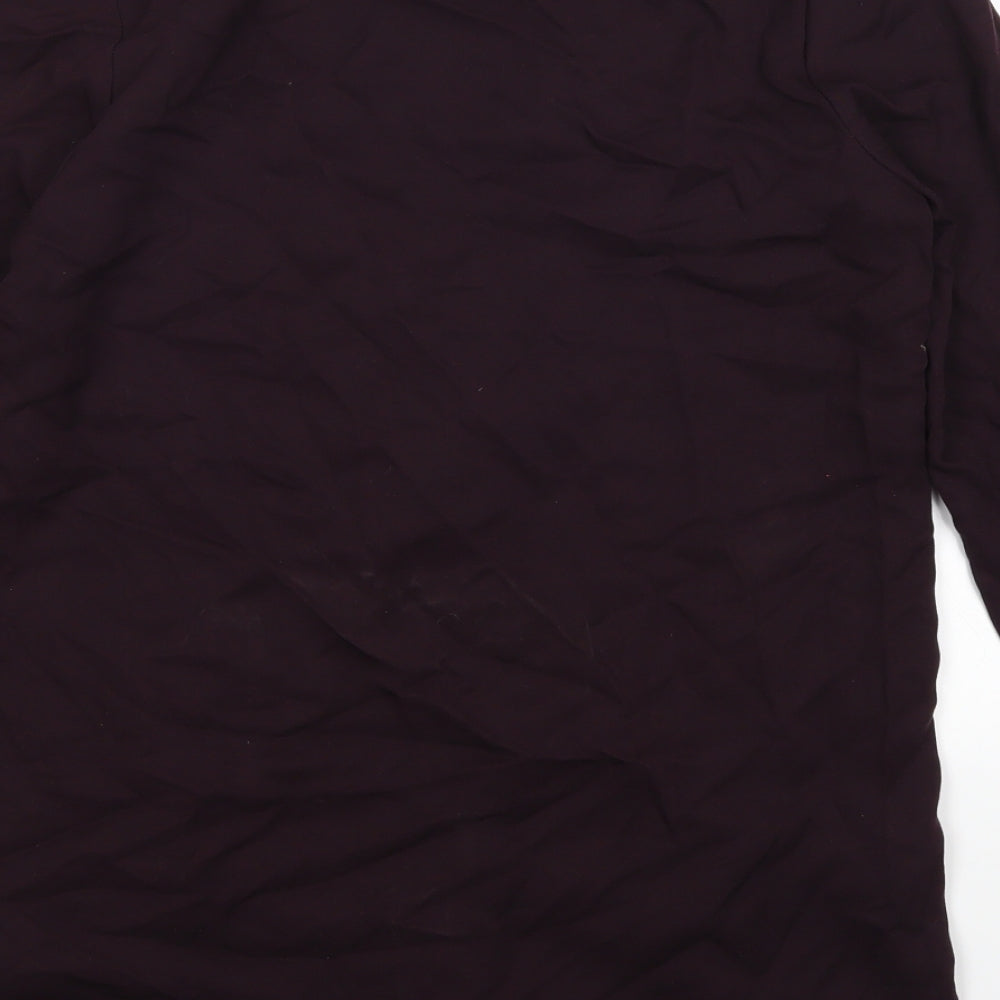 H&M Womens Purple   Jacket Coat Size 34