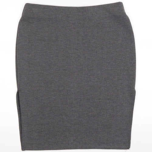 Preworn Womens Grey   A-Line Skirt Size 29 in