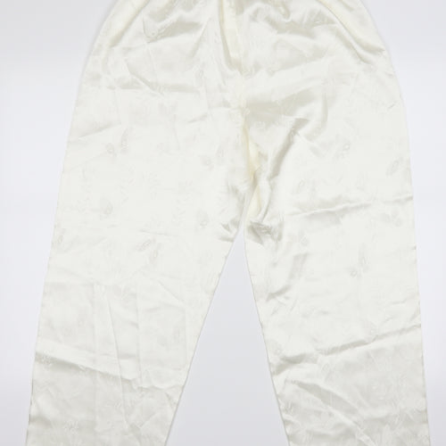Preworn Womens Ivory   Jogger Trousers Size 25 in L27 in