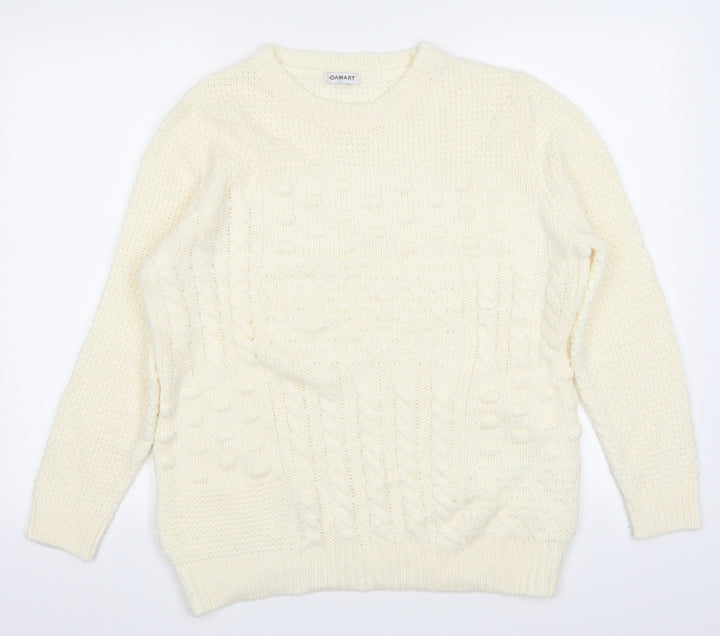 Damart Womens Ivory   Pullover Jumper Size 14