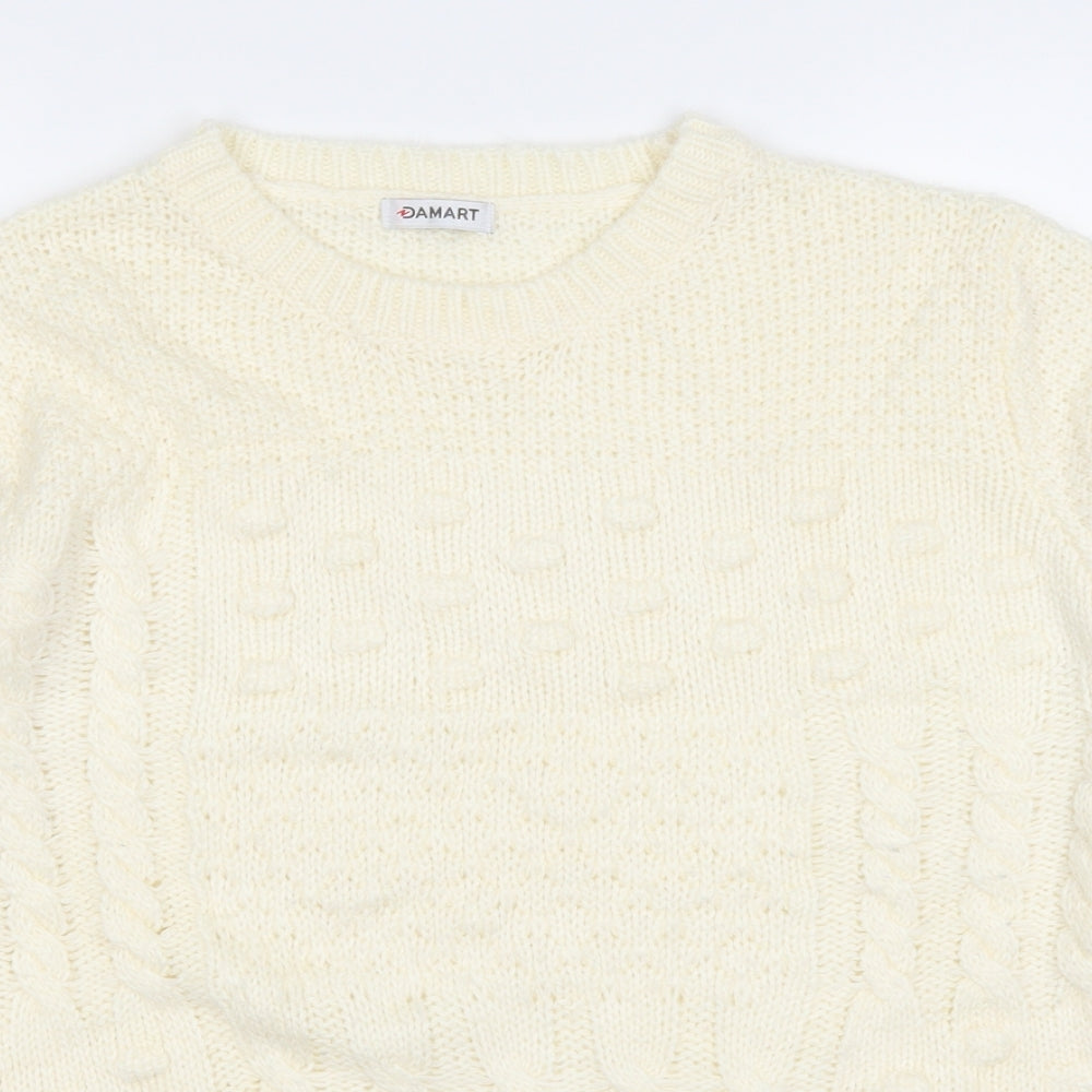 Damart Womens Ivory   Pullover Jumper Size 14