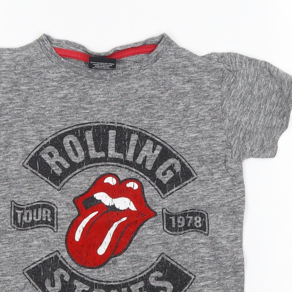 NEXT Boys Grey   Basic T-Shirt Size 3-4 Years