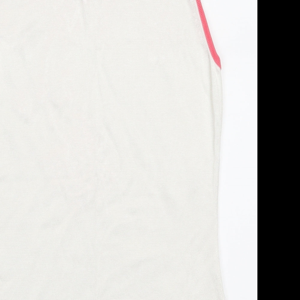 collection Womens White   Basic Tank Size 14