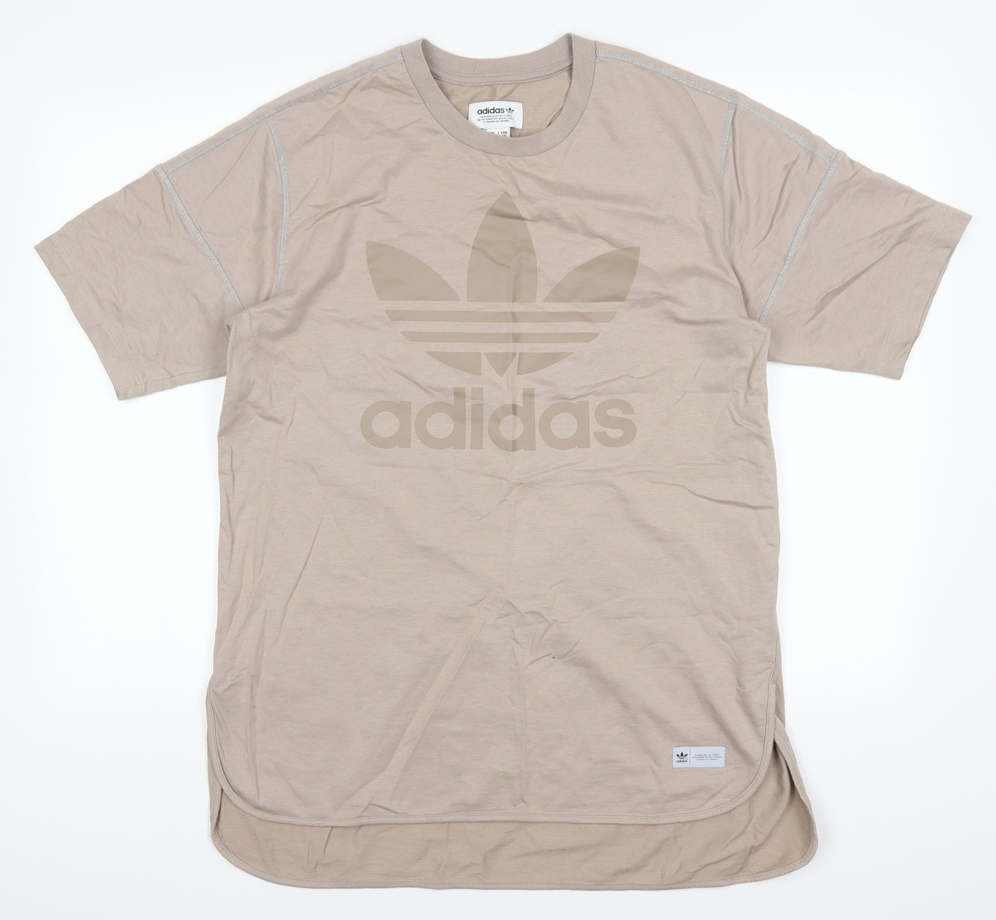 adidas Mens Brown    T-Shirt Size S