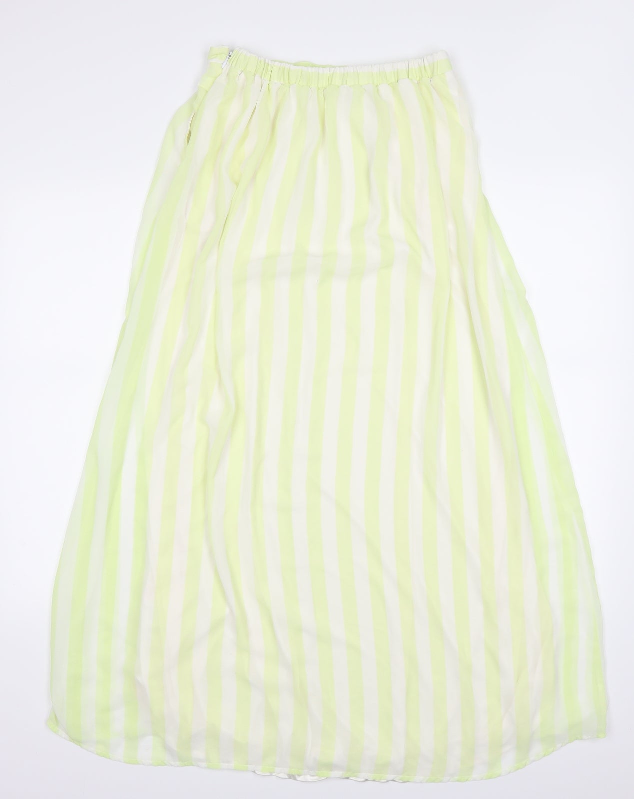 mint & berry Womens Yellow Striped  Maxi Skirt Size 40
