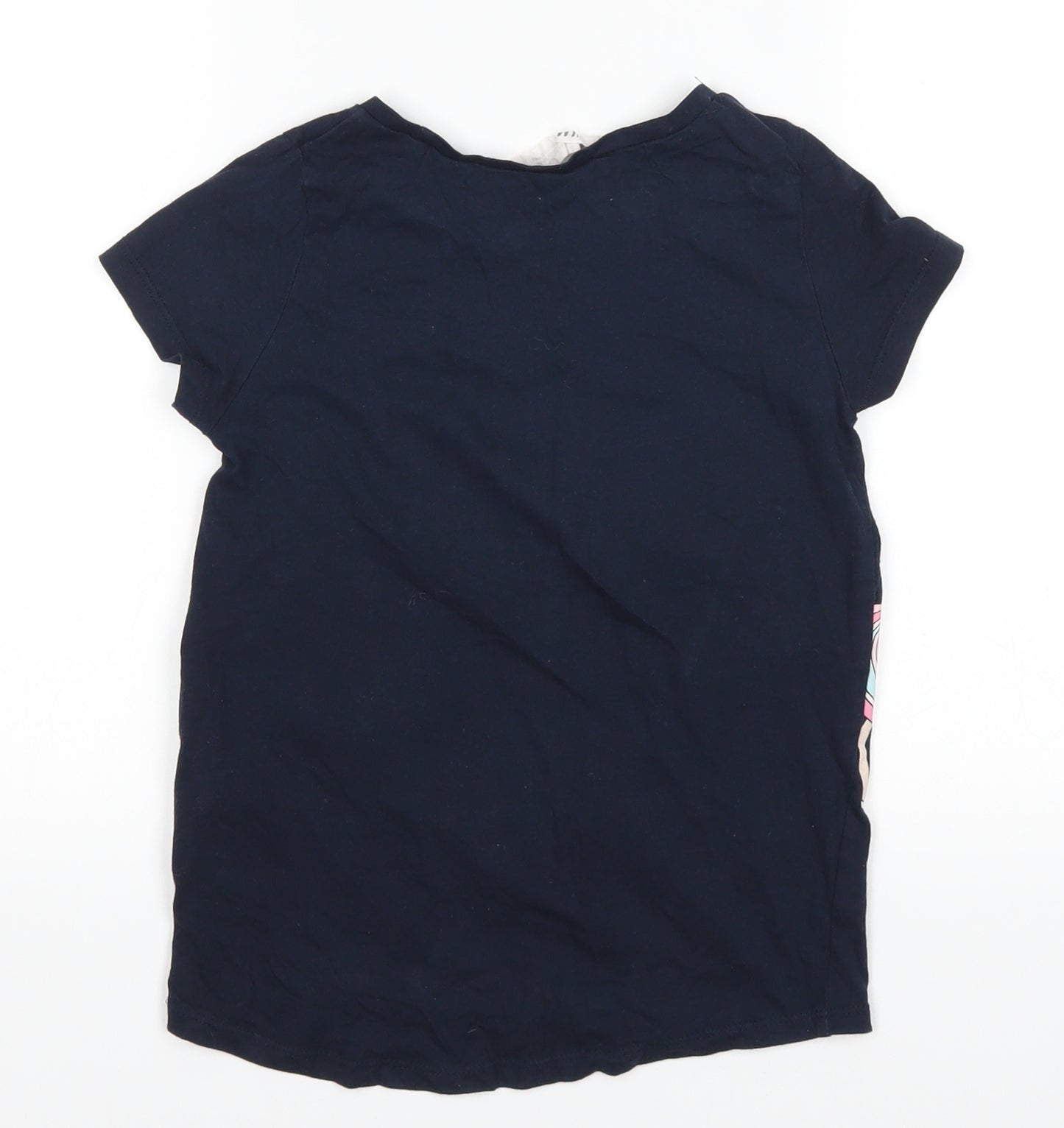 H&M Girls Blue   Basic T-Shirt Size 8 Years