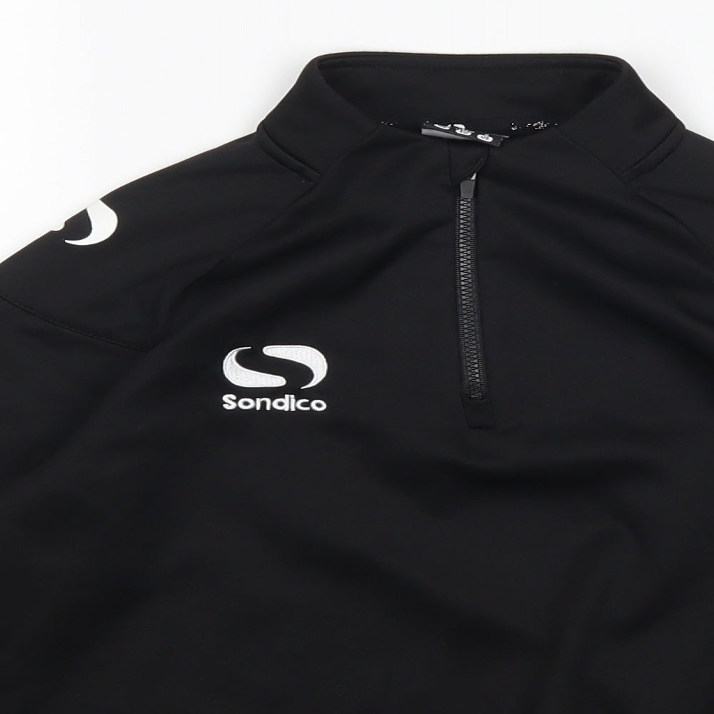 Sondico Boys Black   Pullover Jumper Size 7-8 Years