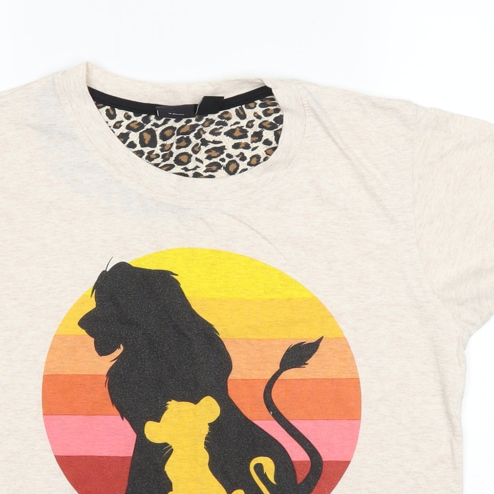 love to lounge Womens Beige   Basic T-Shirt Size S