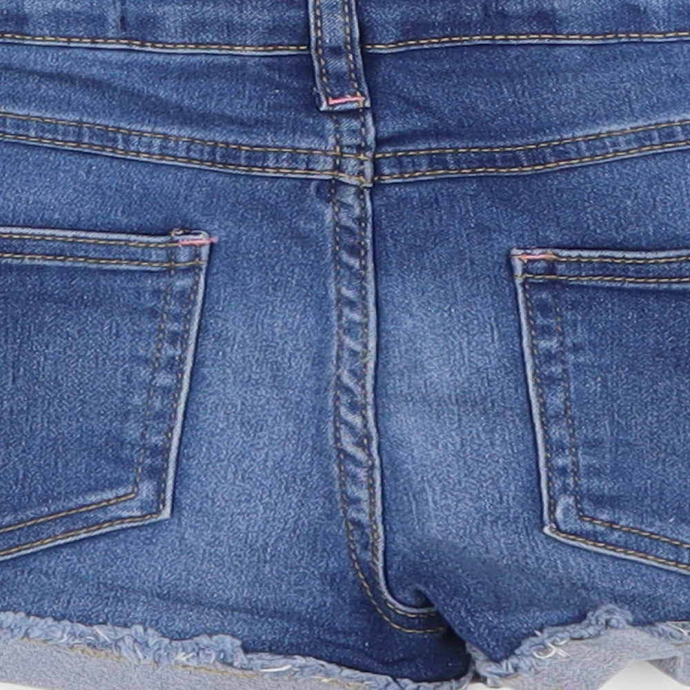 denim Co Girls Blue   Hot Pants Shorts Size 6-7 Years