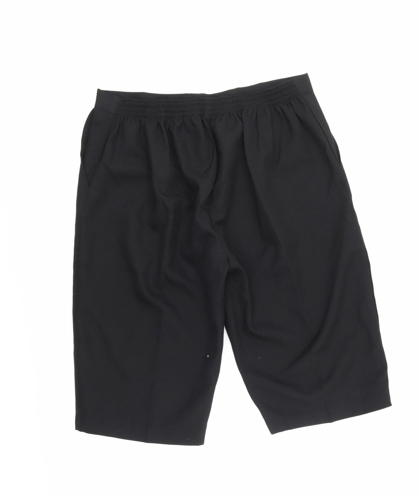 Preworn Womens Black   Cargo Shorts Size 24