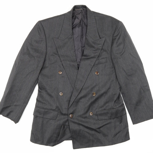 Principles Mens Grey Striped  Jacket Suit Jacket