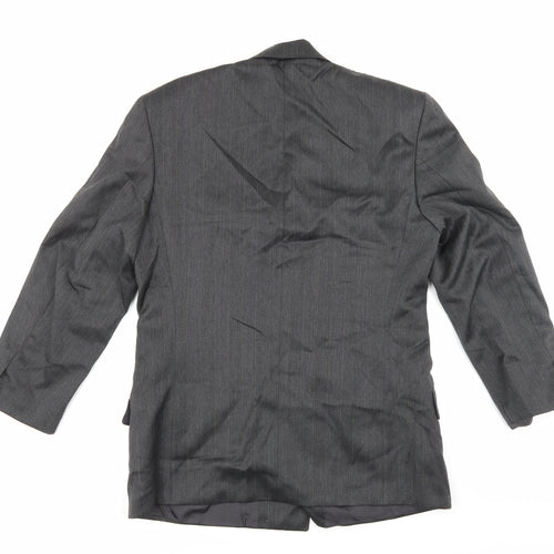 Principles Mens Grey Striped  Jacket Suit Jacket