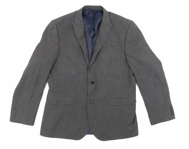 NEXT Womens Grey Jacket Suit Jacket Size 42
