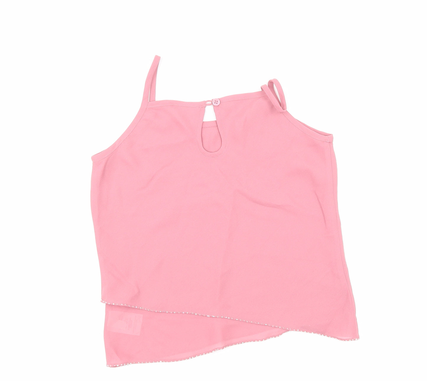 NEXT Girls Pink Floral  Basic Blouse Size 9 Years