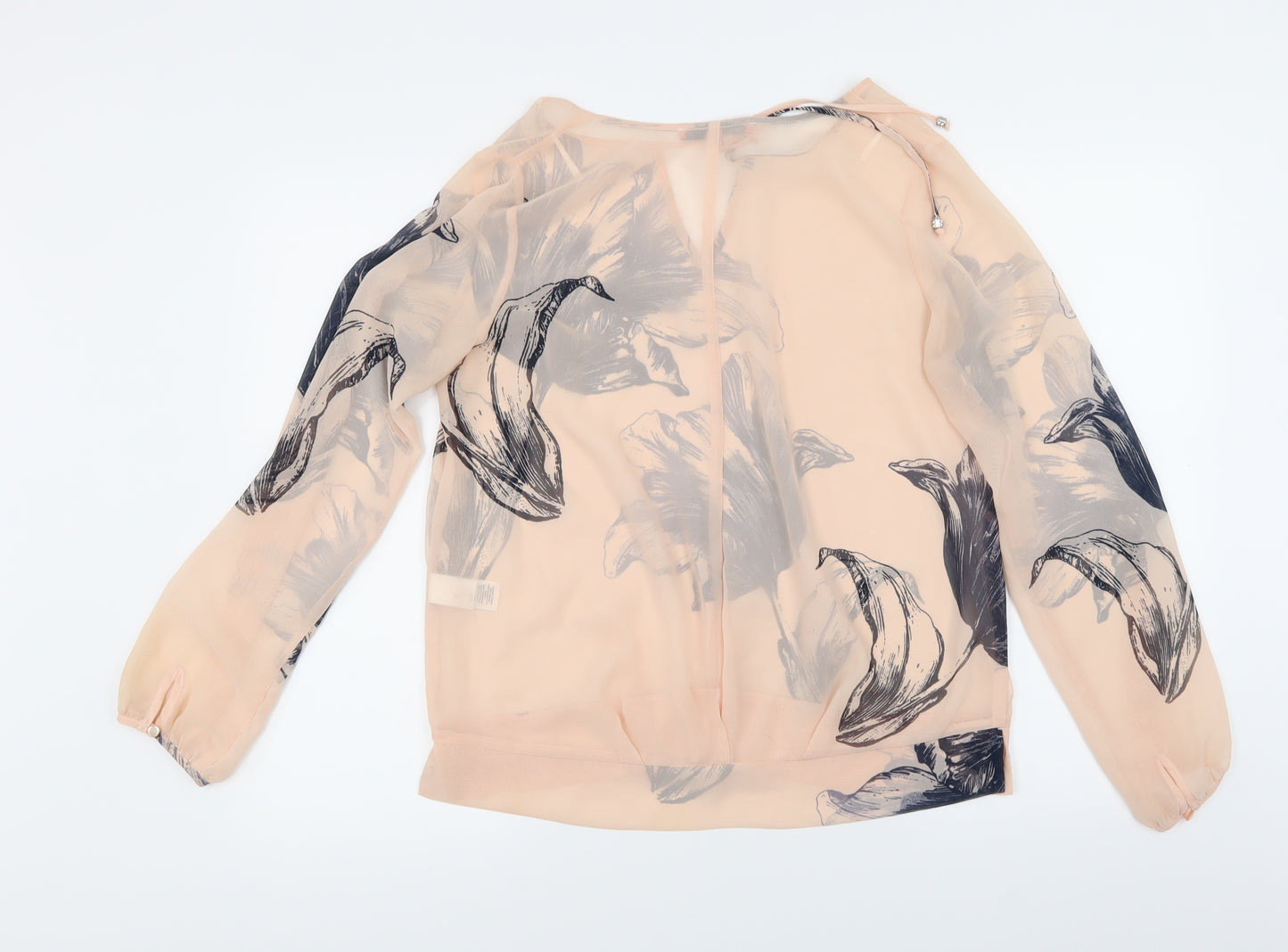 NEXT Womens Pink Floral  Basic Blouse Size 12